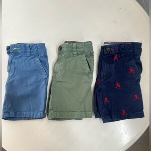 Set of 3 Boys Boden Chino Shorts size 6